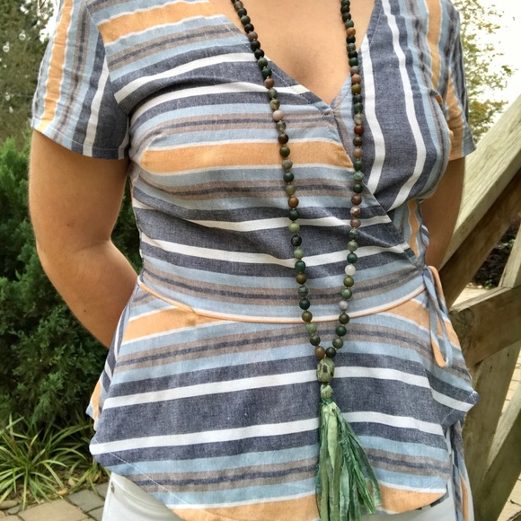 Handmade 108 Bead Healing Mala Necklace - Picture 4 of 8